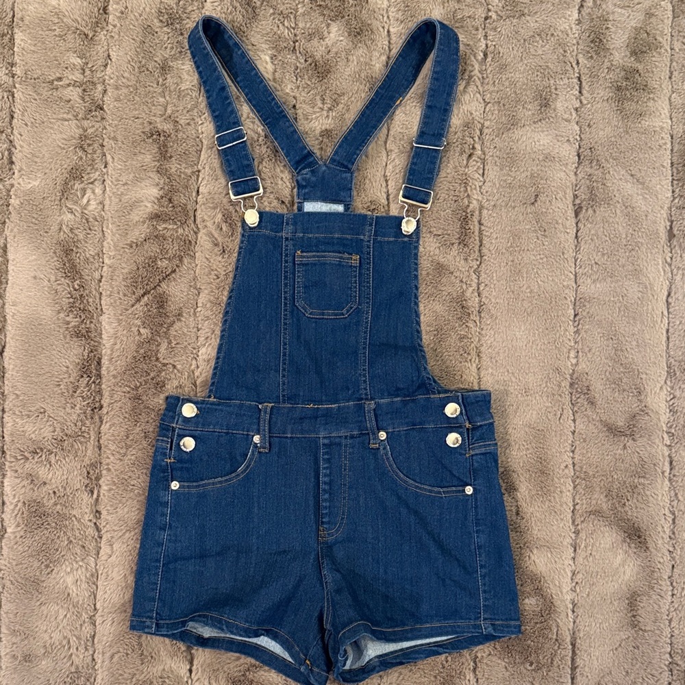 Classic Blue Denim Romper